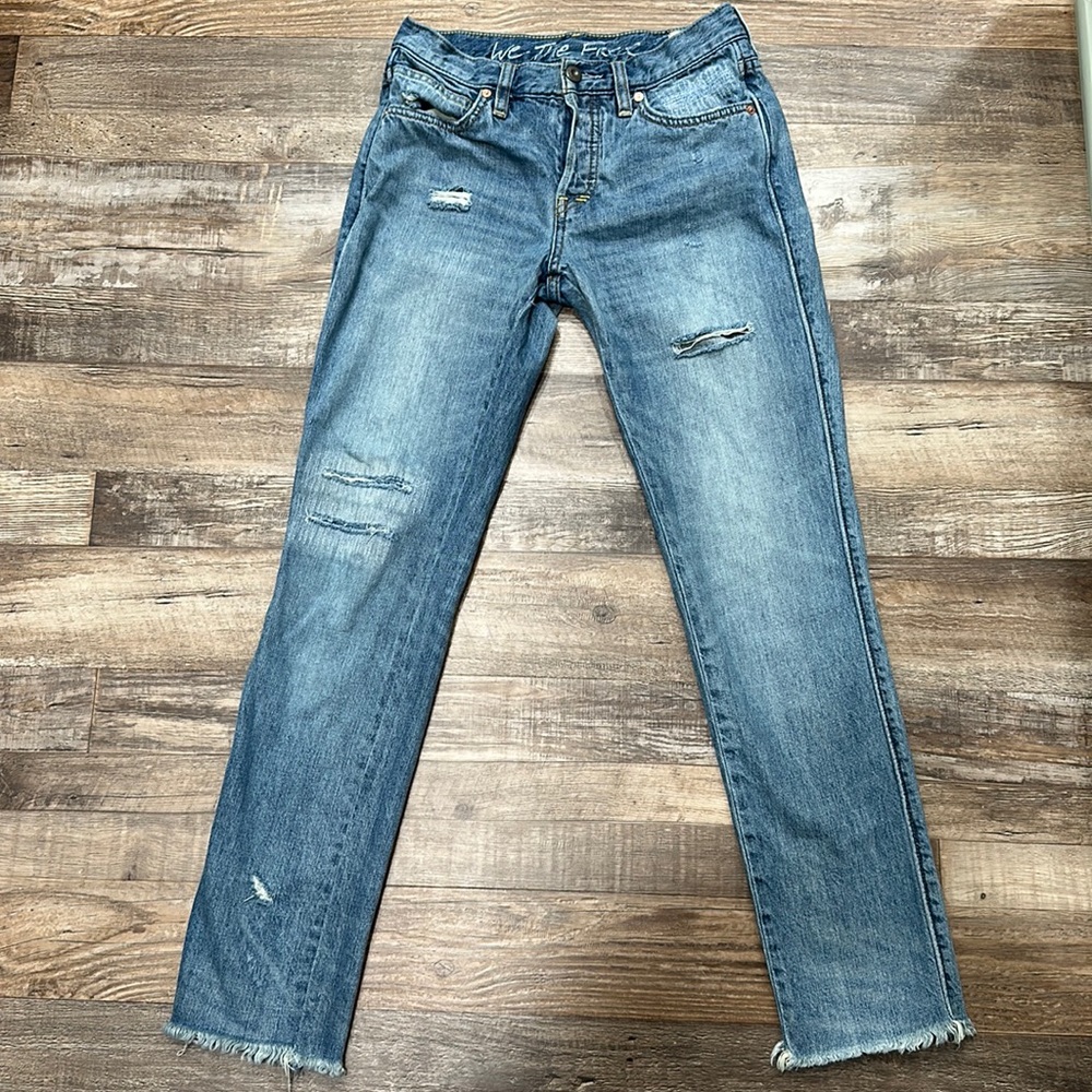 We the free • regular high rise distressed jeans